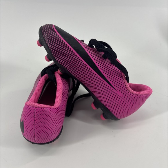 Nike Jr Bravata II FG Soccer Cleat 844442-600 Hot Pink/Black, Girls, Size 10C - Picture 6 of 7